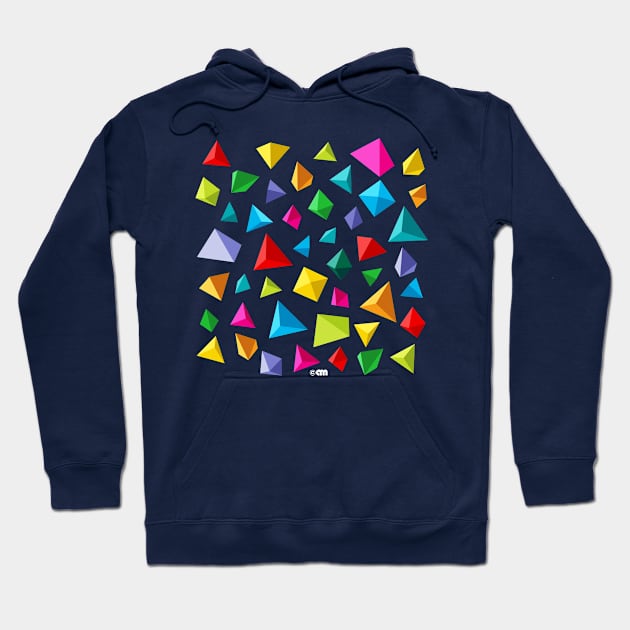 Paper Pyramid Hoodie by spellstone.studio